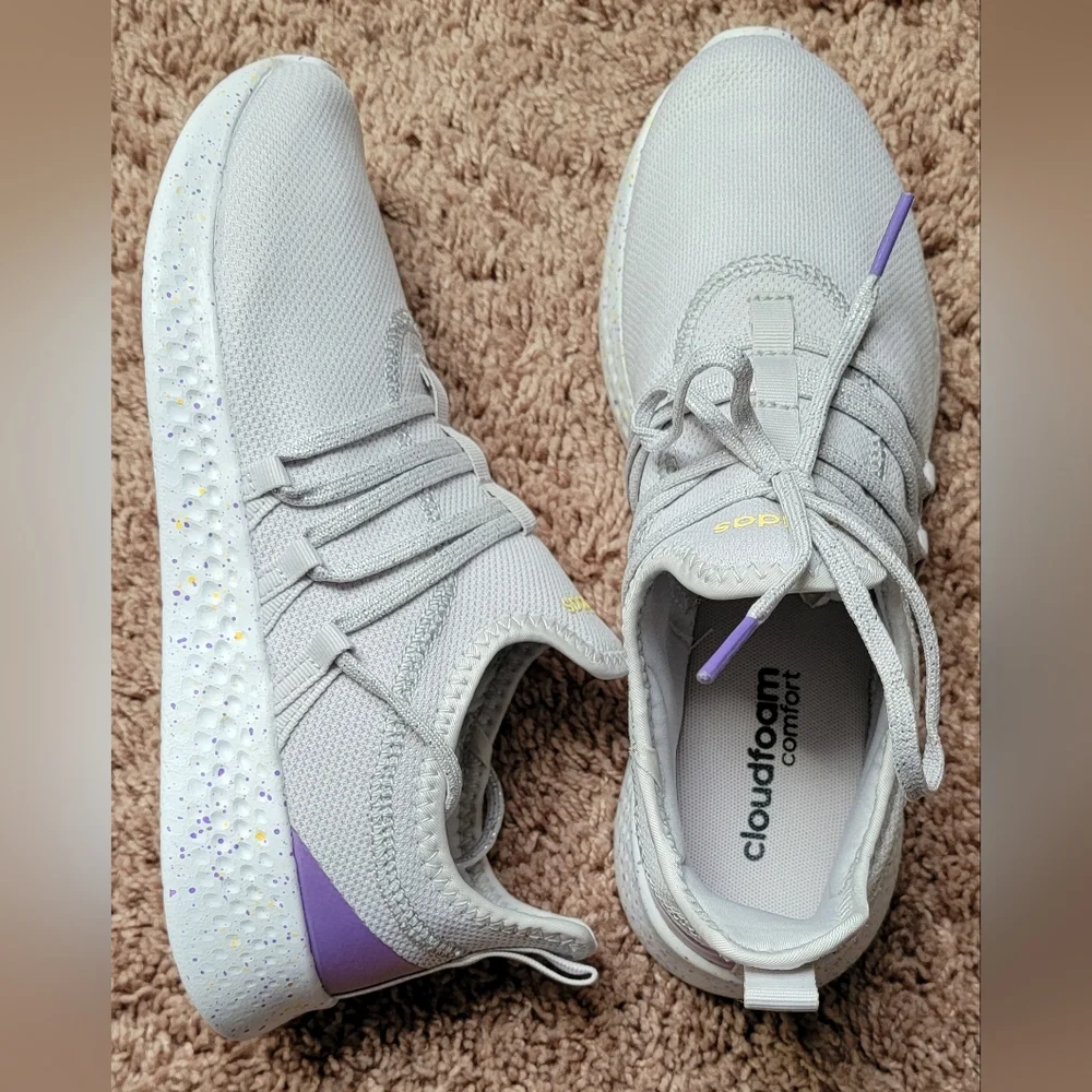 Adidas Women's Puremotion Shoe, 7.5, Grey - Picture 3 of 4